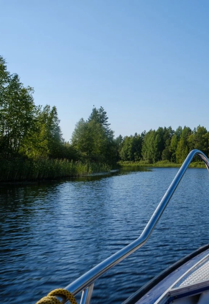 You'll see pristine nature and the beauty of new places from the water
